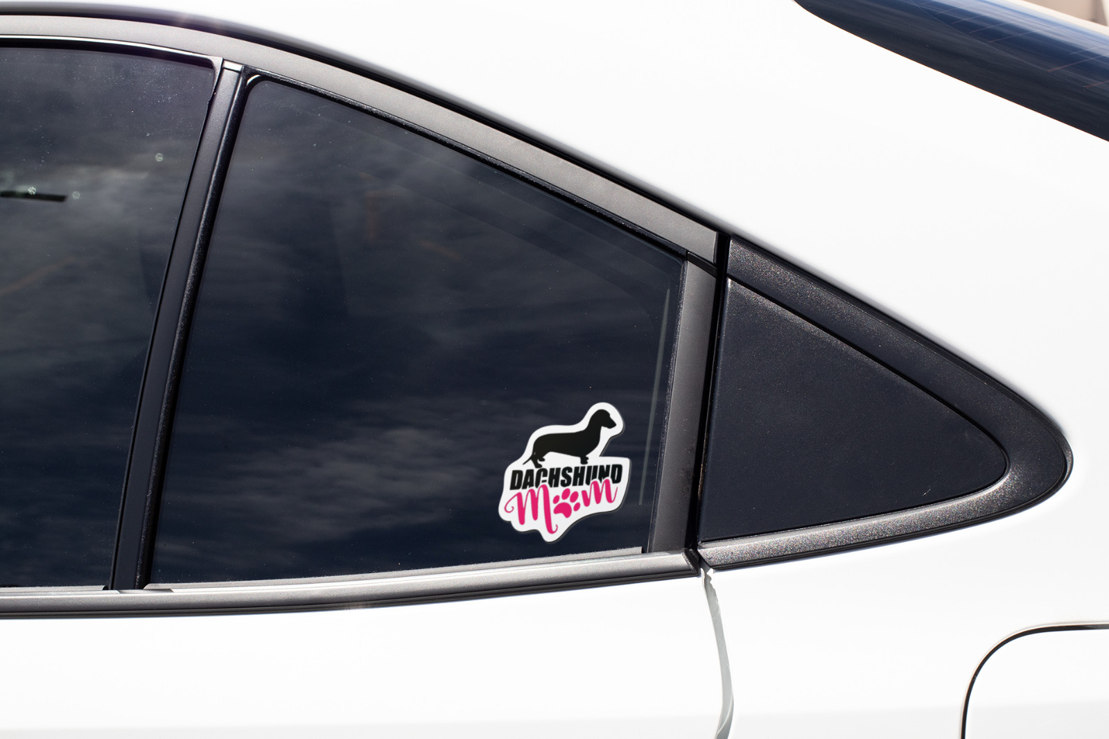 DACHSHUND MOM 4.5 inch Decal Fashion Woman – Sticker Graphic – PS760