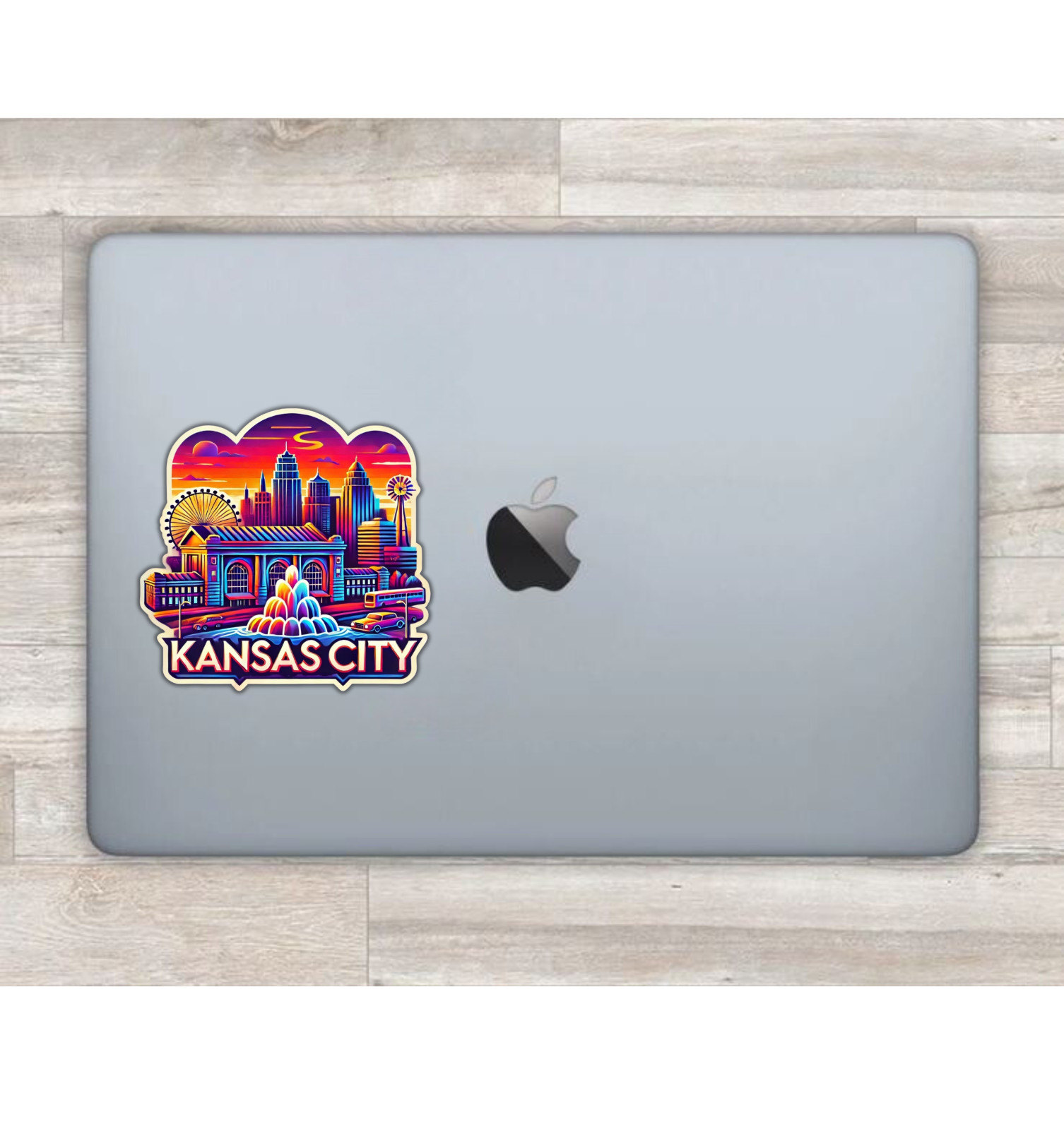 Kansas City Fridge Magnet or Laptop Sticker