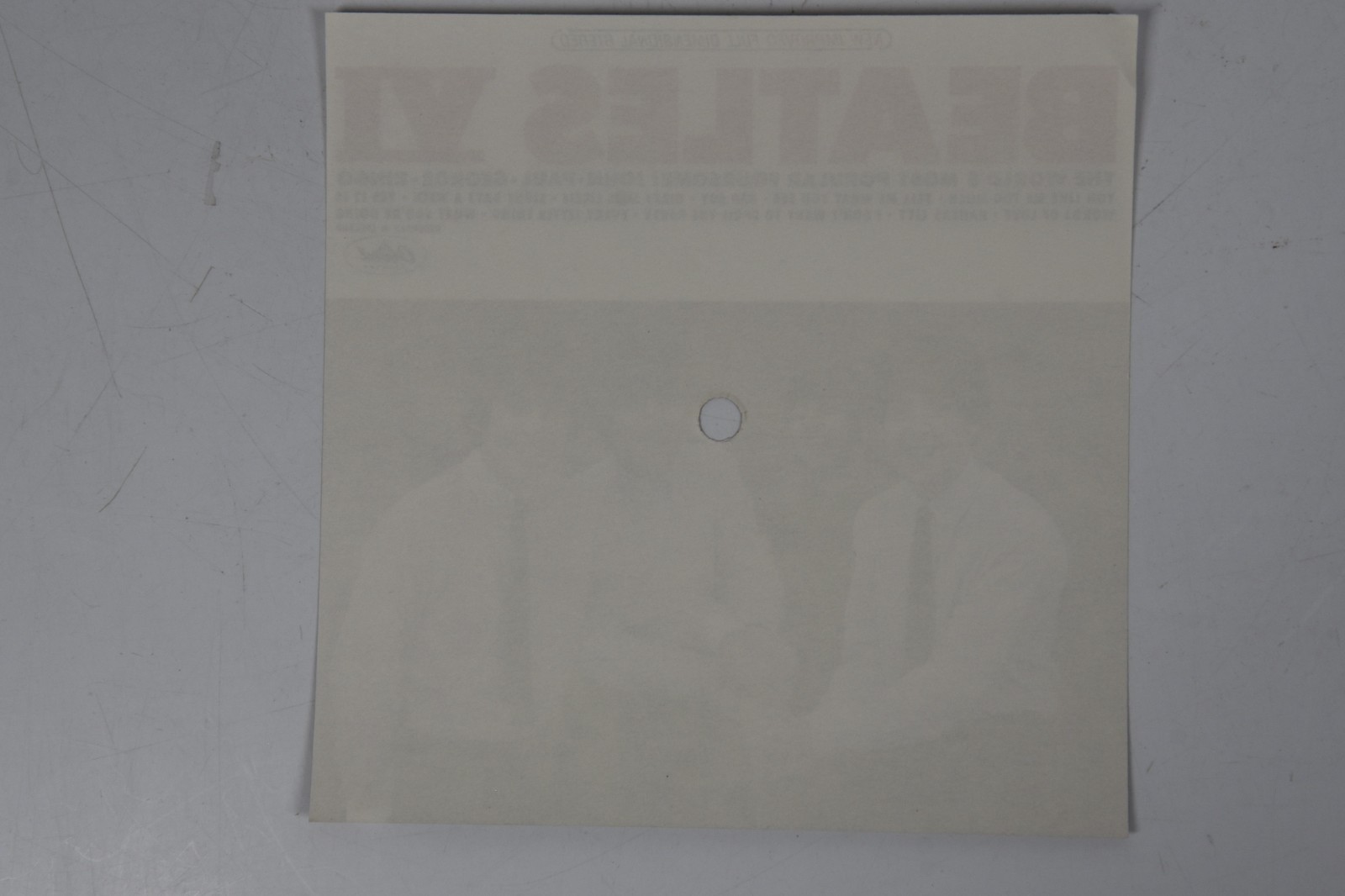 Vintage The Beatles VI Album Art 6" Art Print 45 Record Paper ONLY