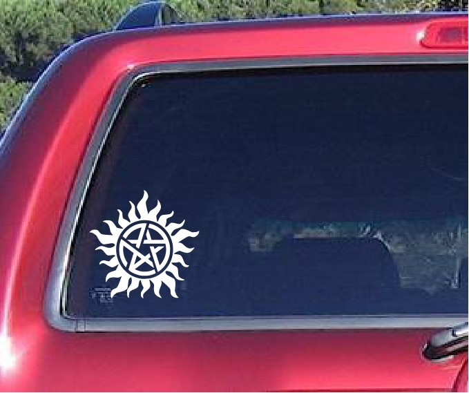 Supernatural Anti-Possession Vinyl Sticker, Decal, Music Car Band Laptop iPhone