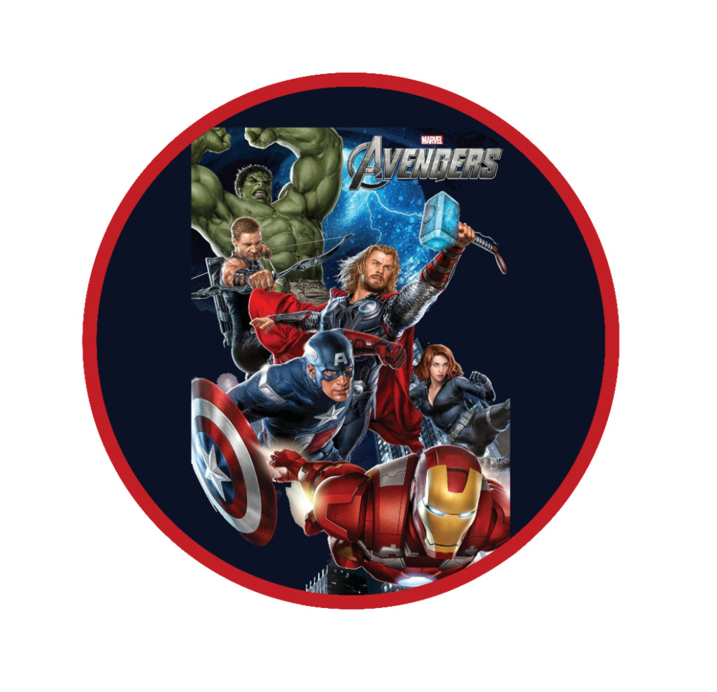 Avengers "2012" – 4" Handmade Vinyl Decal Vehicle Decor Cooler Laptop Tumbler 26