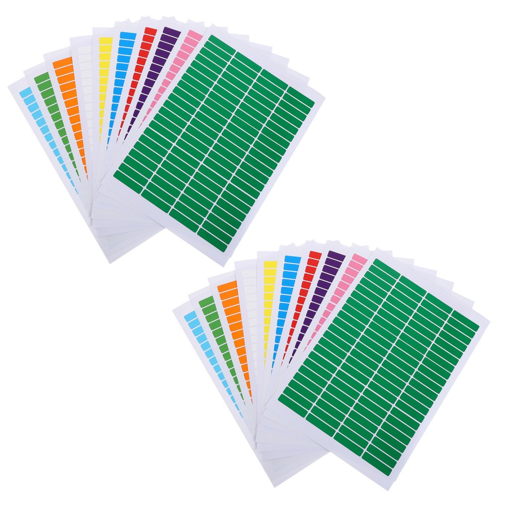 20 Sheets Waterproof Material Label Stickers Printer Paper for Handwritten