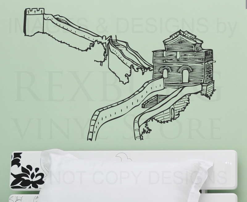 Great Wall of China Large Decal Vinyl Sticker Art Decoration Decor Mural G16