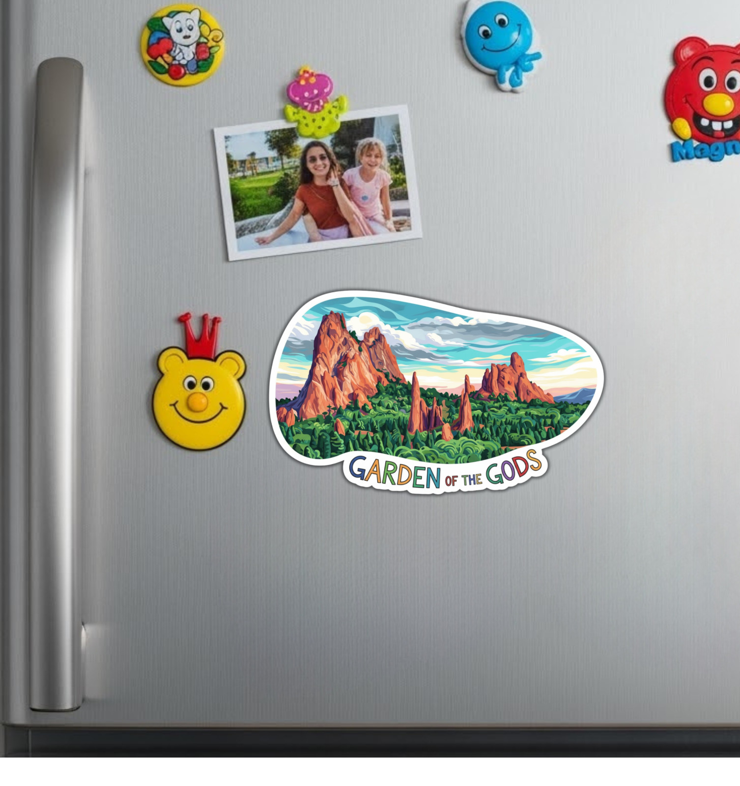 Garden of the Gods Colorado Fridge Magnet or Laptop Sticker