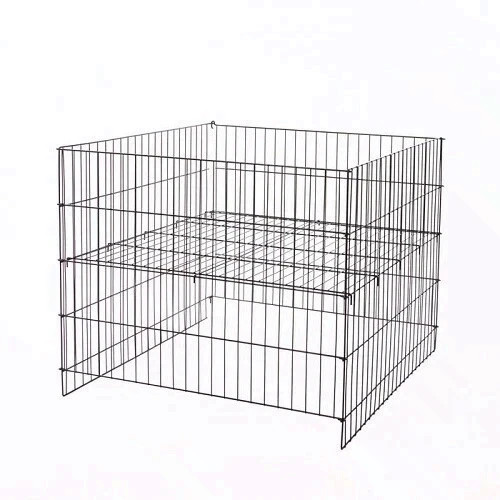 Econoco GTCECB 36" Square Economy Dump Bin Black Wire Retail Display Basket