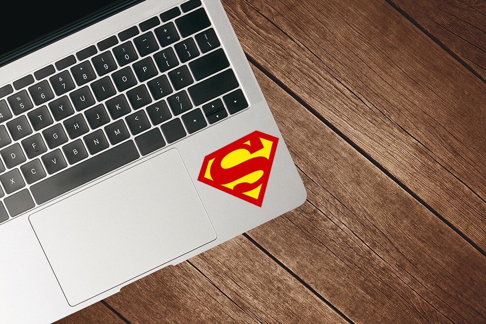 Superman DC Comics Vinyl Decal Sticker for Car Laptop Water Bottle Waterproof