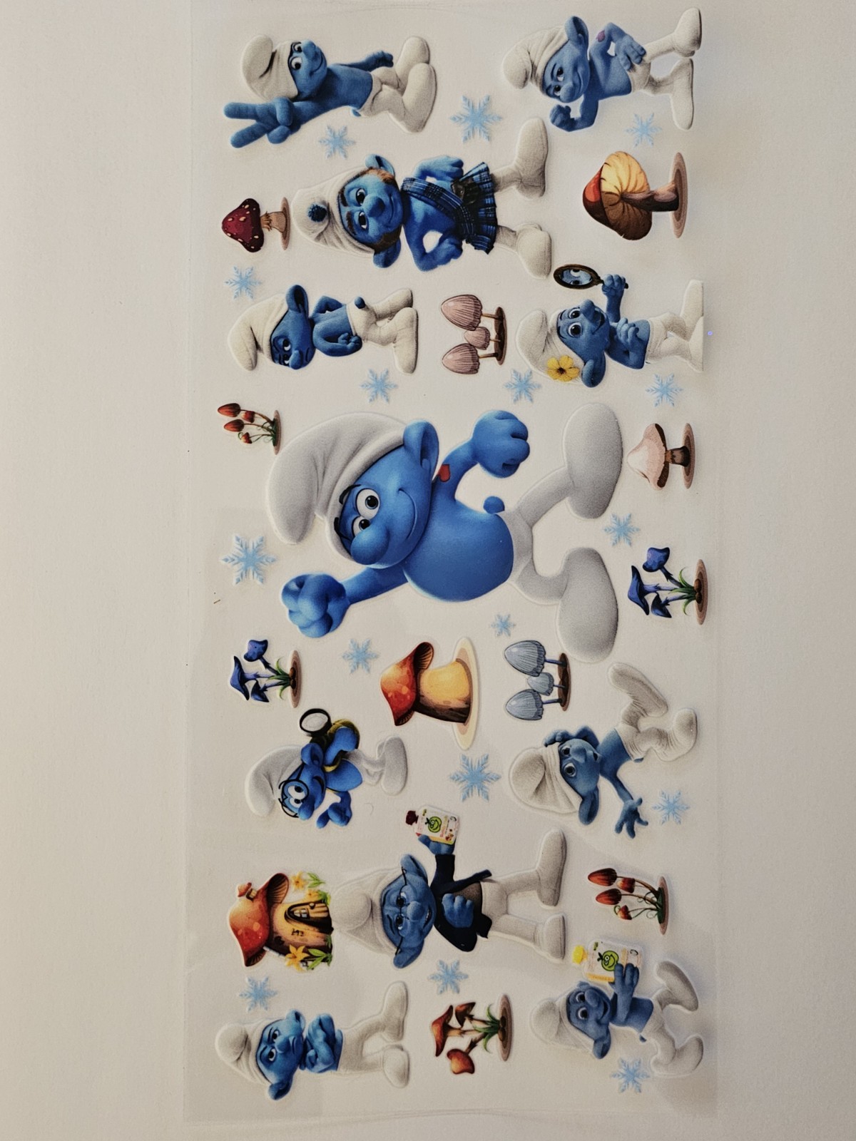 Smurfs UV DTF Transfer Sticker Wrap Tumbler UVDTF BUY 10+ GET COMBINED SHIPPING