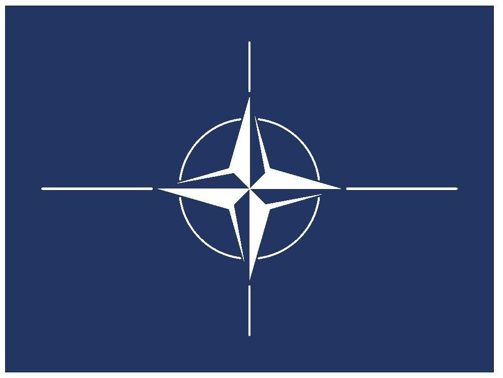 Nato International Flag Sticker Decal F333