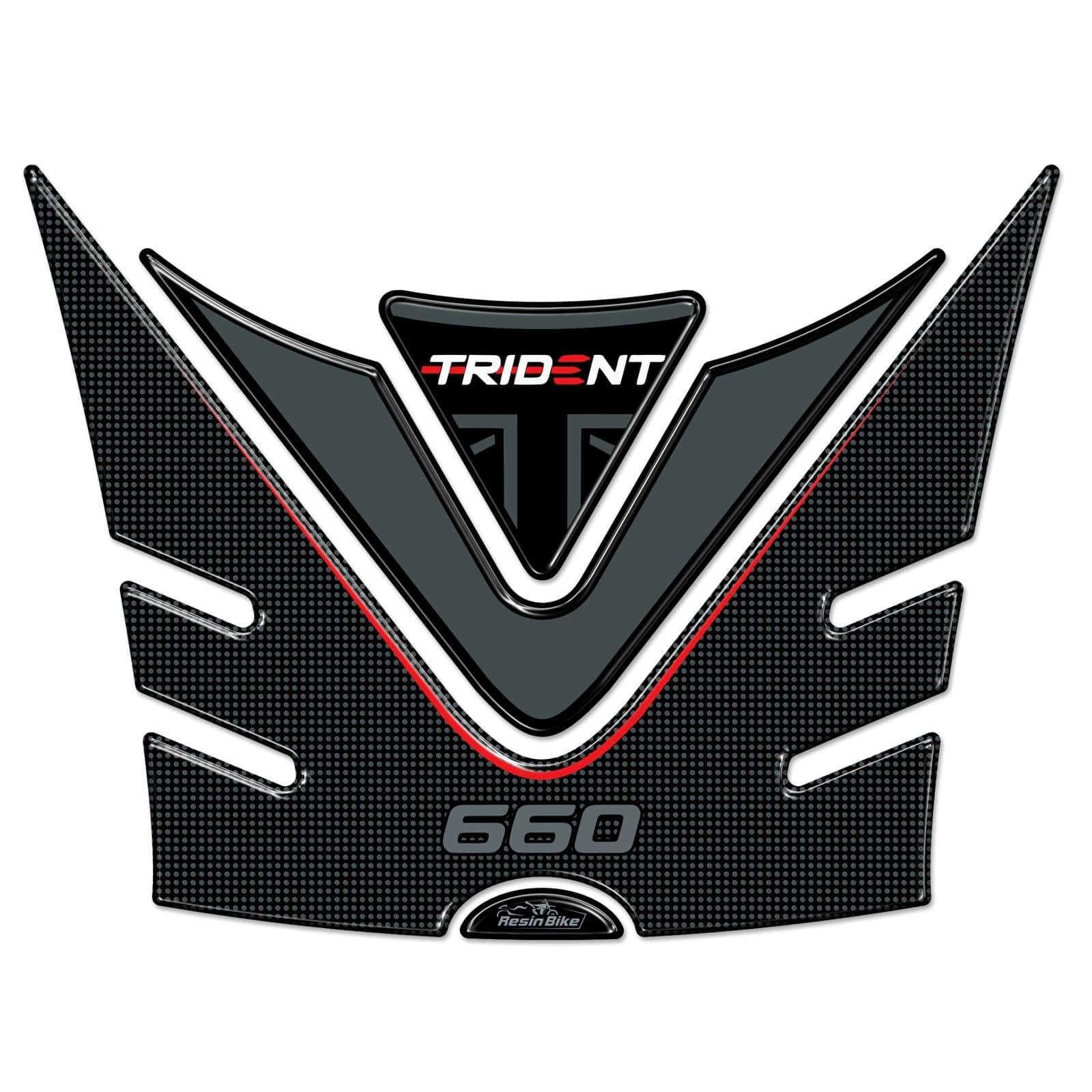 Motorcycle 3D Stickers with Triumph Trident 660 2021-2025. Tank Protector Pro…