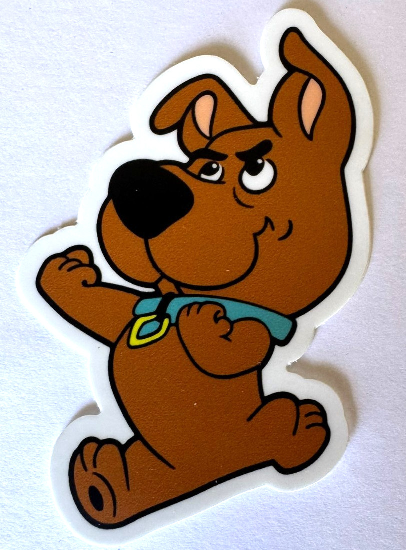 Scrappy Doo Sticker Decal Cartoon 3"x2" Waterproof Die Cut Vinyl Scooby Doo Car