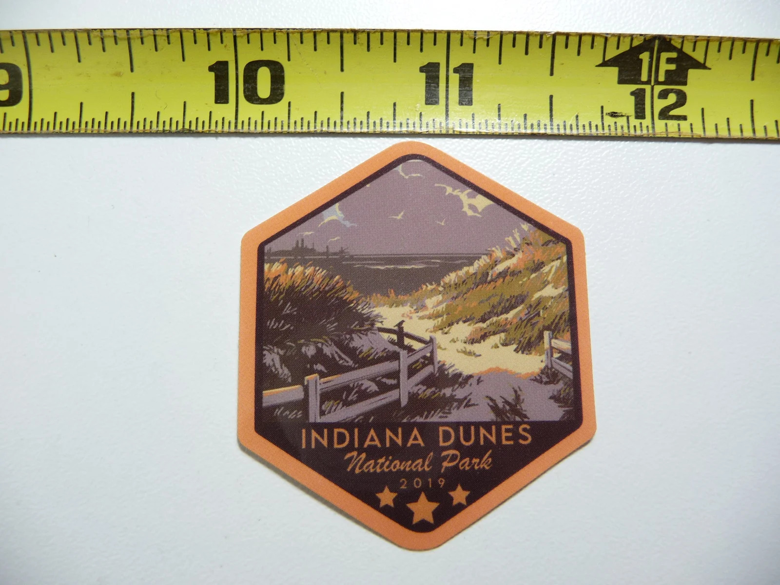 INDIANA DUNES NATIONAL PARK SMALL STICKER DECAL NPS SYSTEM GLOSSY VACATION