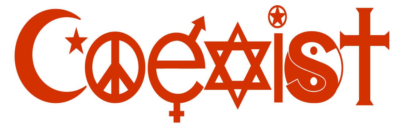 COEXIST Decal Multiple Color Choice's USA Made & Quickly Shipped!