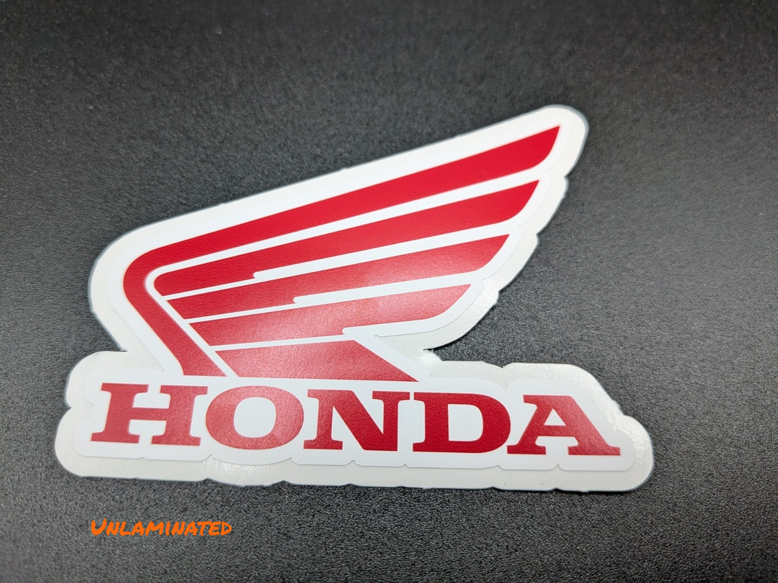 Honda Logo Vinyl Sticker – Waterproof & UV-Resistant, Custom Size Options