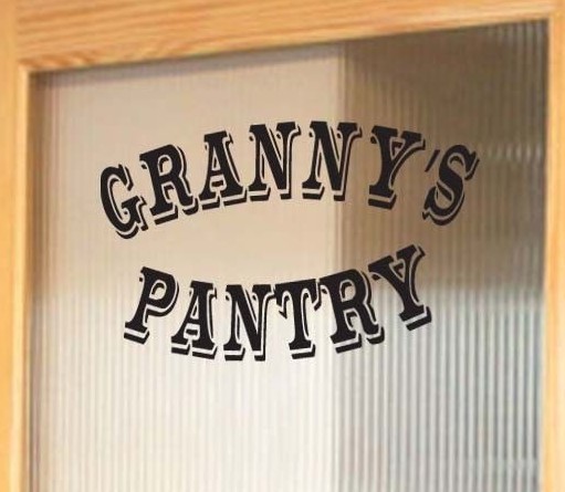 Granny's Pantry Kitchen Vinyl Wall Quote Sticker Decal