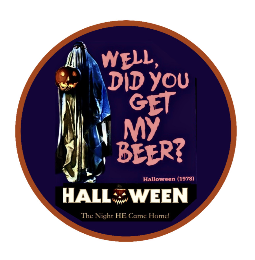 Halloween – Movie 1978 (Get My Beer?) – 4" Decal Car Truck Cooler Laptop Decor