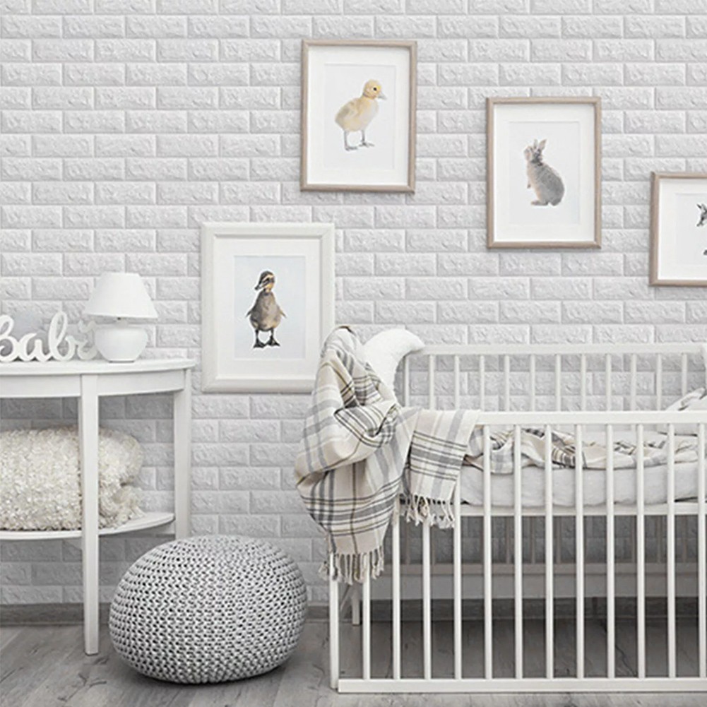 DIY Foam Panel Stickers Waterproof and Soundproof Tiles Easy Maintenance
