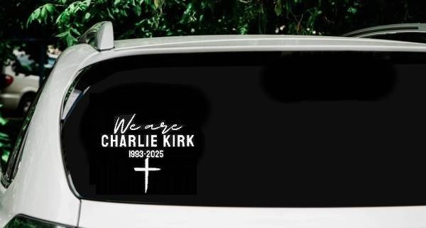 We Are Charlie Kirk Decal, Charlie Kirk Decal, Patriotic Decal