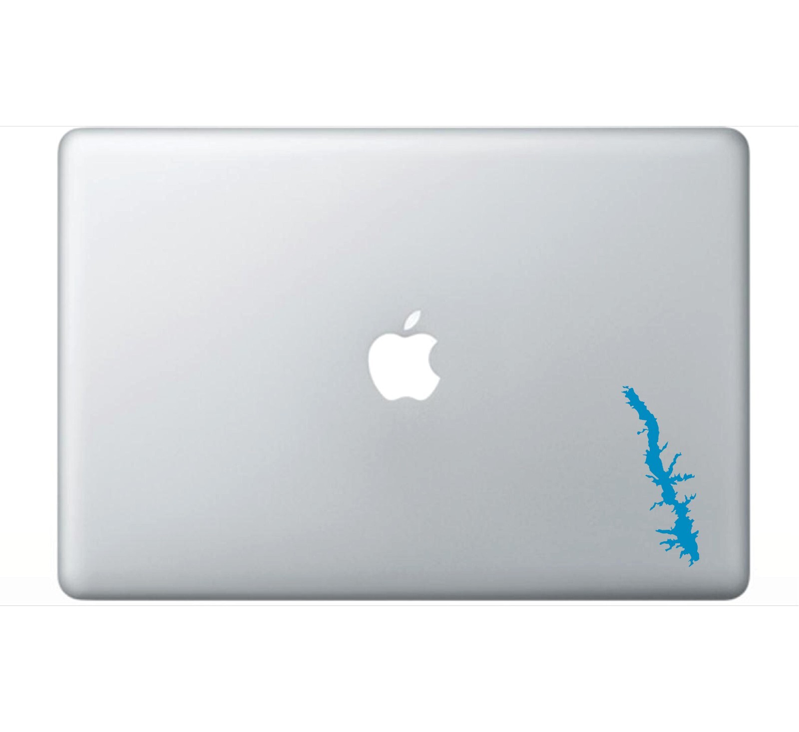 Toledo Bend Reservoir outline Vinyl Decal Car Window Laptop Sticker