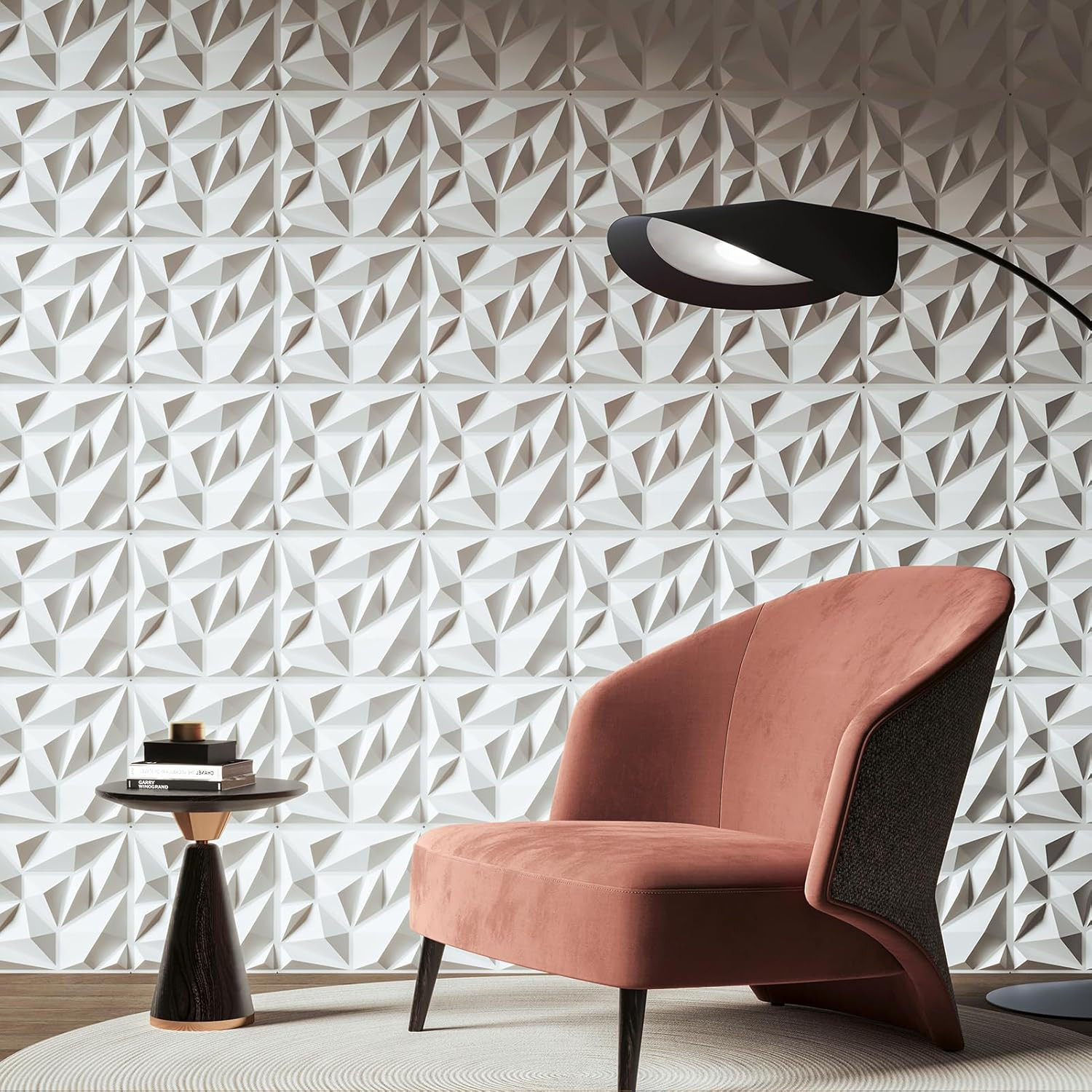 20 Pack Decorative 3D Wall Panels for Interior Wall Decor Living Room, 11.8"X11.