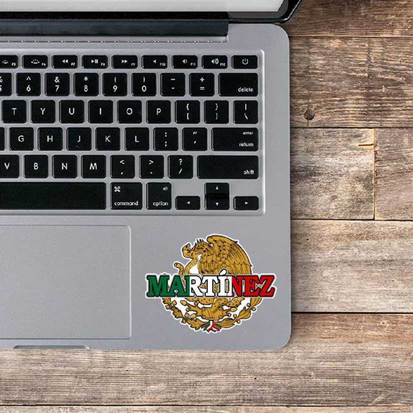 Martinez Mexico Last Name Apellido Surname Precision Cut Decal