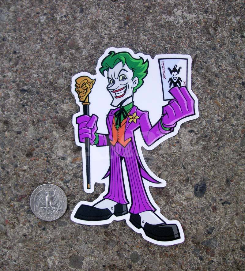 DC Comics Vinyl Sticker Batman Joker Harley Quinn Car Truck Laptop Decal