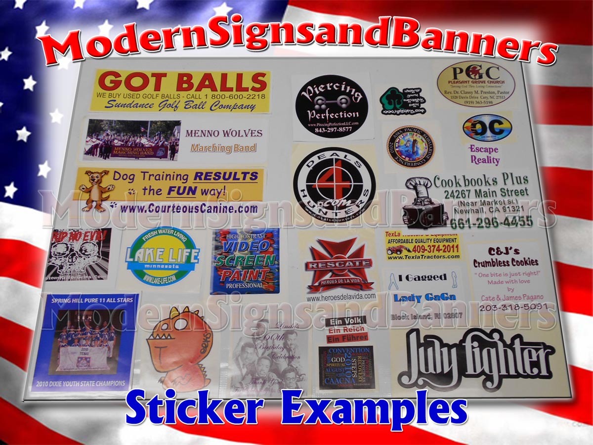 50 3×3 Custom Printed Full Color Outdoor Vinyl Car Bumper Sticker Decal Die Cut