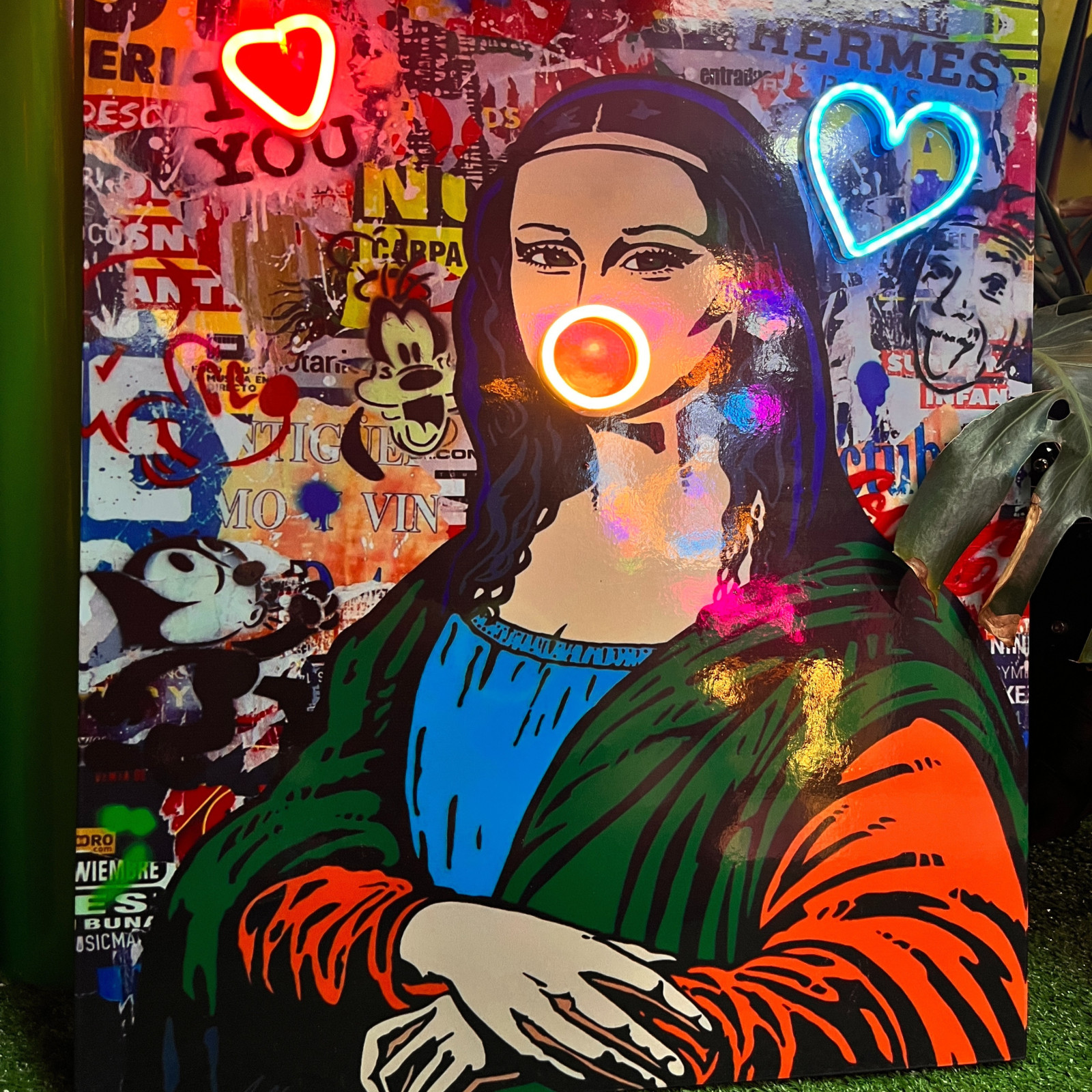 Mona Lisa neon sign – Mona Lisa pop art – Mona lisa Modern neon sign decor
