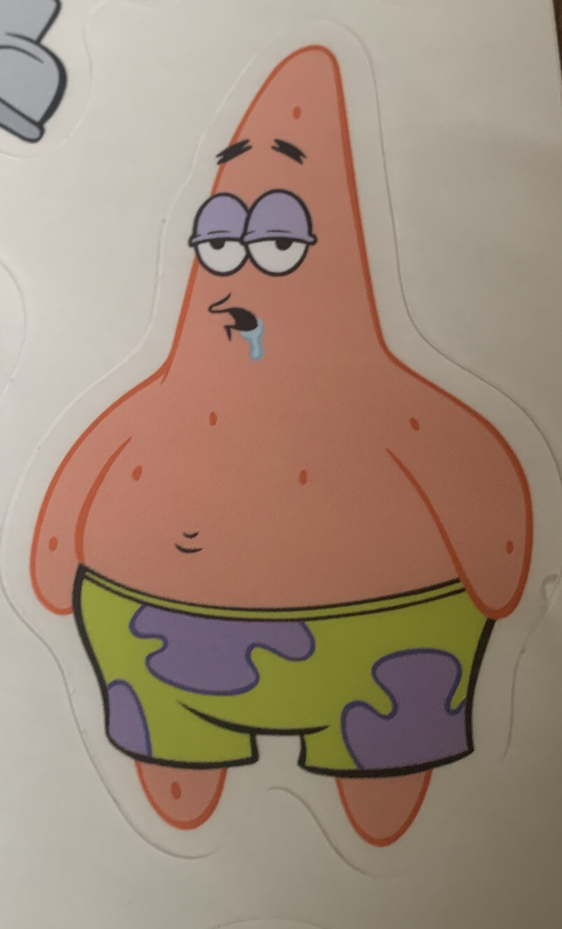 SpongeBob Squarepants Peel And Stick Wall Decals! Reusable & Residue Free!
