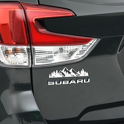 Zhizhong 7 Inch Snow Mountain Tree Emblem, Trunk Tailgate Mountains Graphic B…