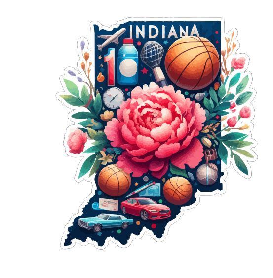 Indiana Sticker Stickers A241
