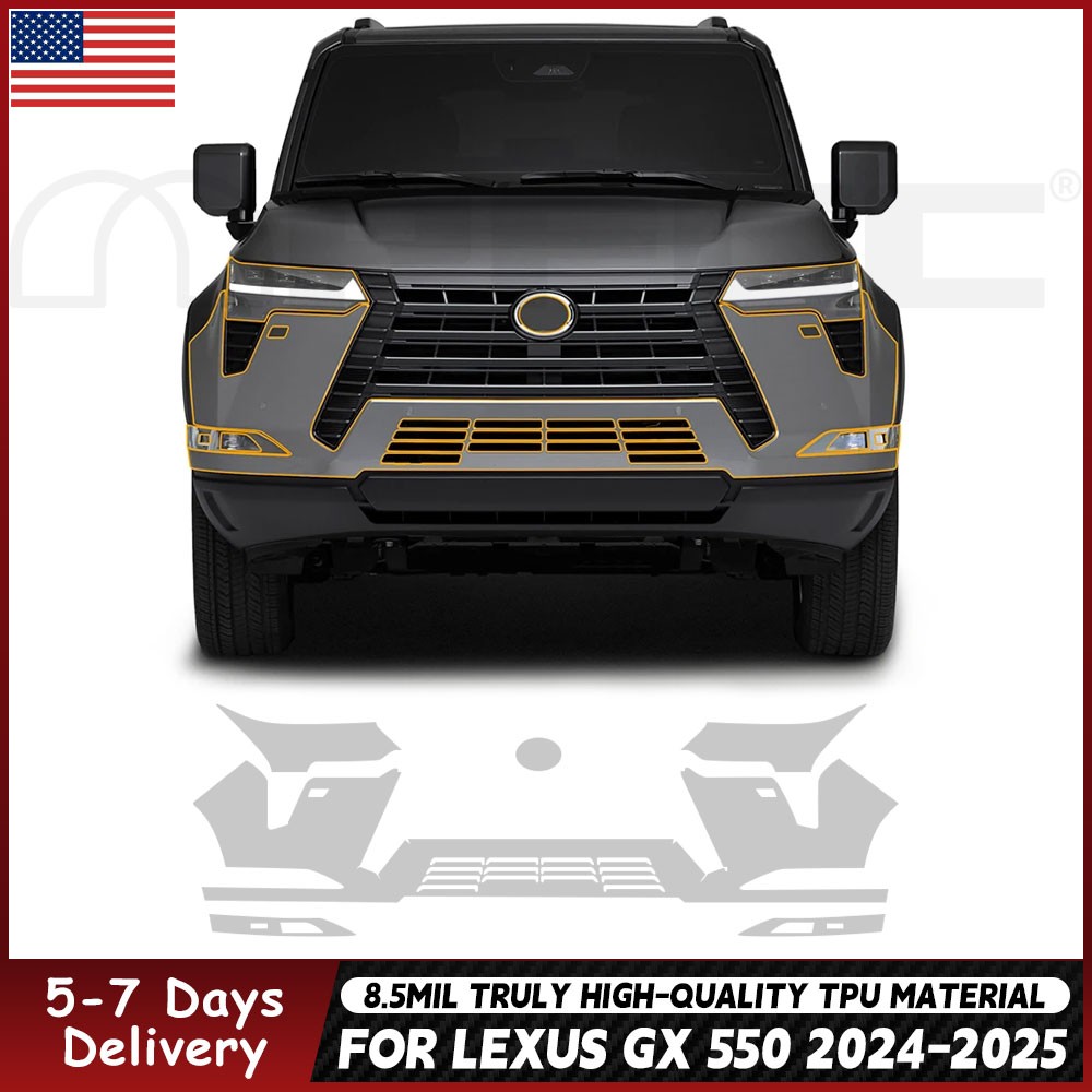 For Lexus GX550 Luxury/Over/Premium Paint Protection Film TPU PPF Pre-Cut Kit