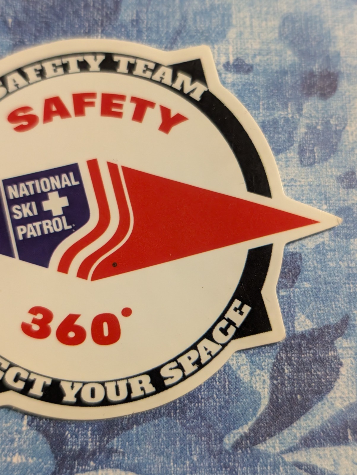 National Ski Patrol Sticker – 360 Degree Safety Team Protect Your Space Decal