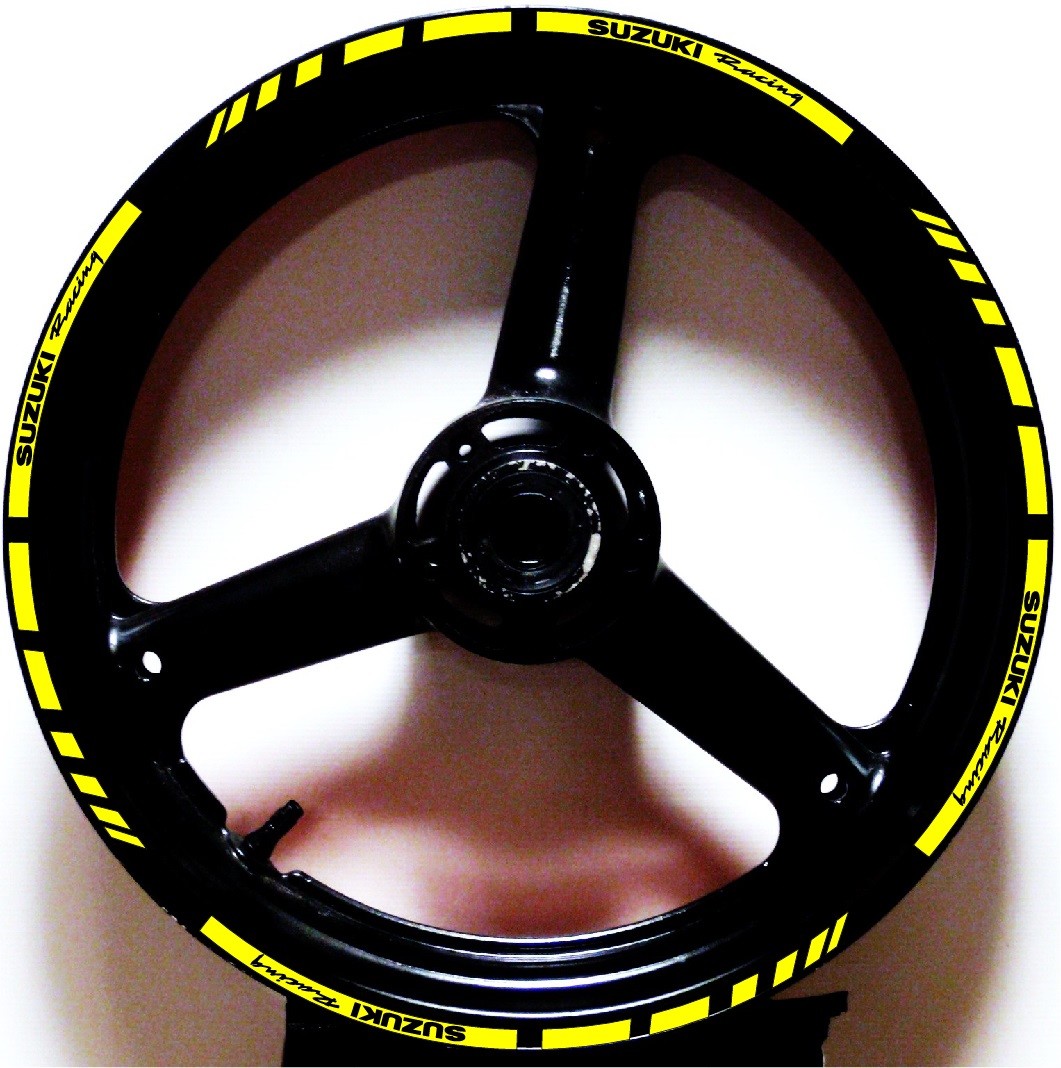 CUSTOM GP RIM STRIPE WHEEL DECAL TAPE STICKER SUZUKI Racing GSX 600 750 KATANA R
