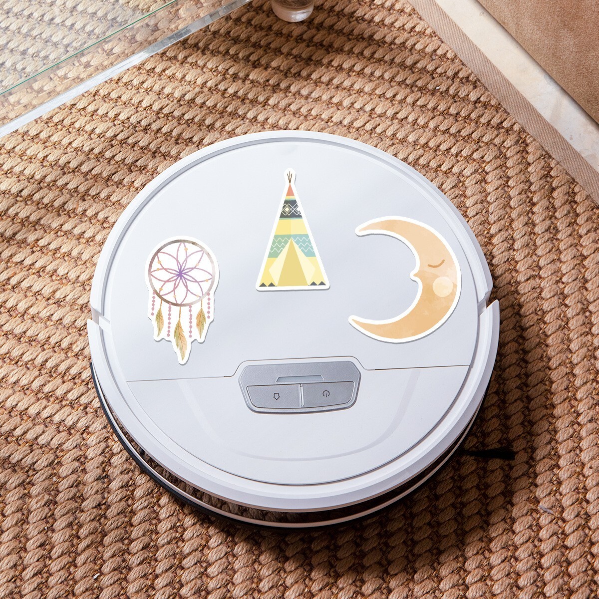50pcs Waterproof Vinyl Stickers Retro Bohemian Fashion Luggage Phone Laptop Car