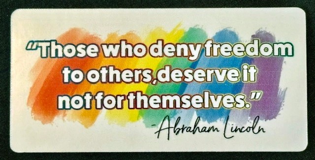 Pride LGBTQ+ Stickers – Laptop, Waterbottle, Car – Free Shipping!