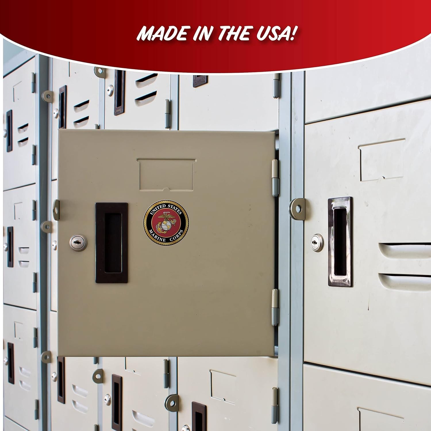 4 Piece Marine Corps Logo Decals