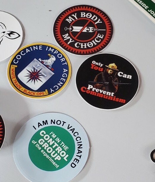 My Body My Choice Stickers lot of 5 Vaccine Passport GOV-DID PLANDEMIC HOAX