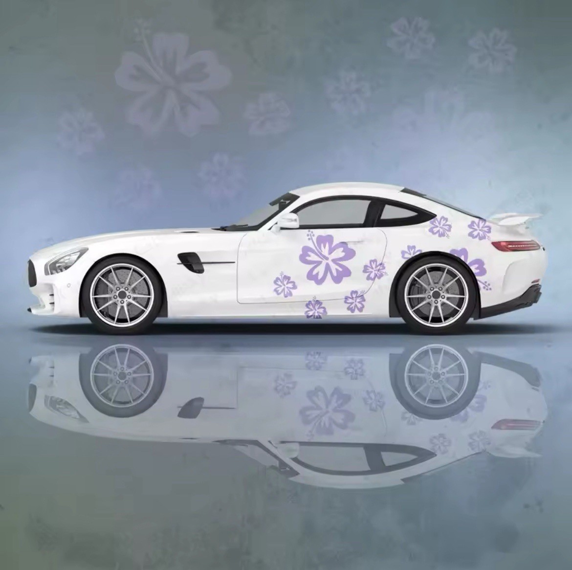 Japanese Sakura Cherry Blossom Flower Vinyl Decal Art for Cars Windows Laptops