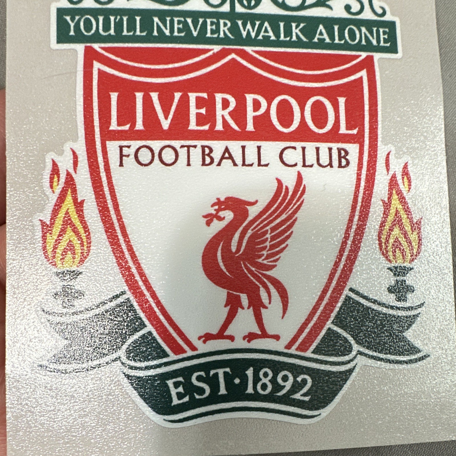 Liverpool Football Club Crest Vinyl Decal Sticker – Multicolor "Est. 1892"