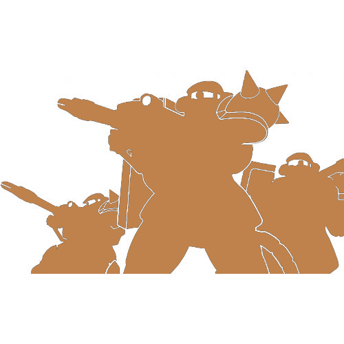 Gundam MS-06 Zaku II Decal Sticker for Car Window SUV Wall Decor Laptop Macbook