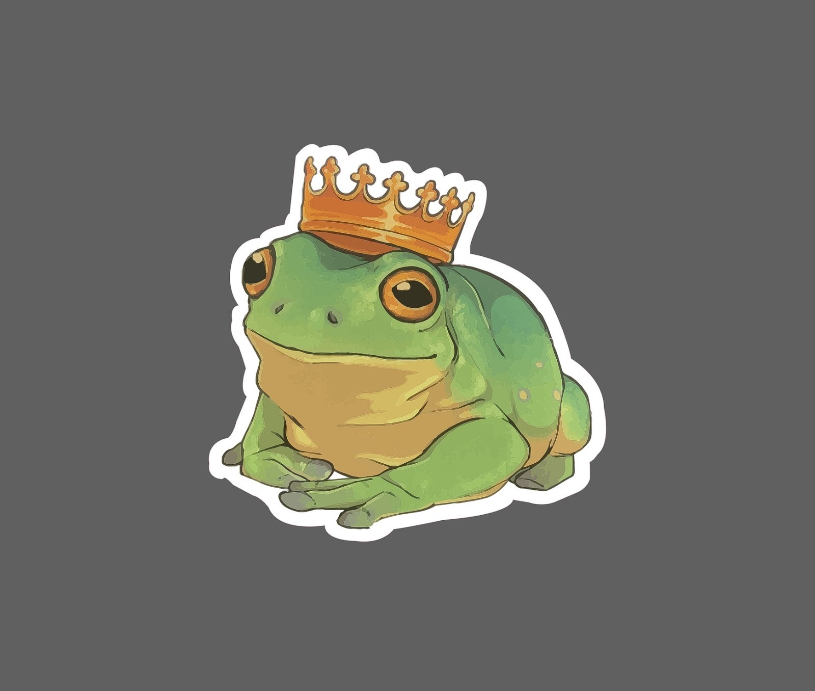 Frog Prince Sticker Crown Waterproof NEW – Buy Any 4 For $1.75 EACH Storewide!