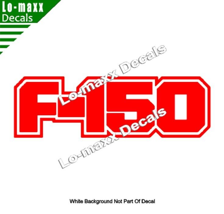 Ford F-250 Custom Lettering Graphics High Performance Die Cut Vinyl Decal