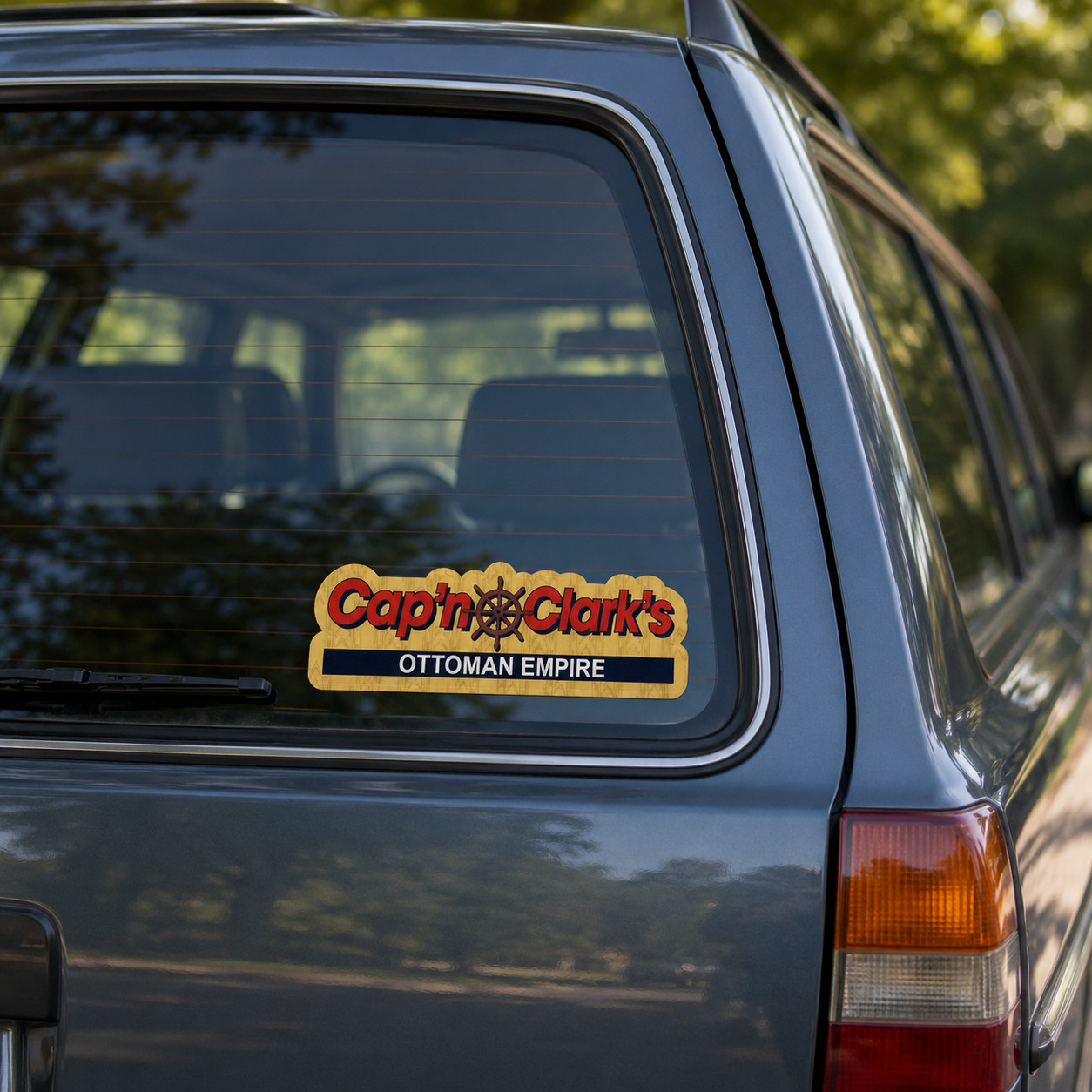 Backrooms A24 Movie Cap'n Clark's Ottoman Empire 6in Vinyl Decal Sticker