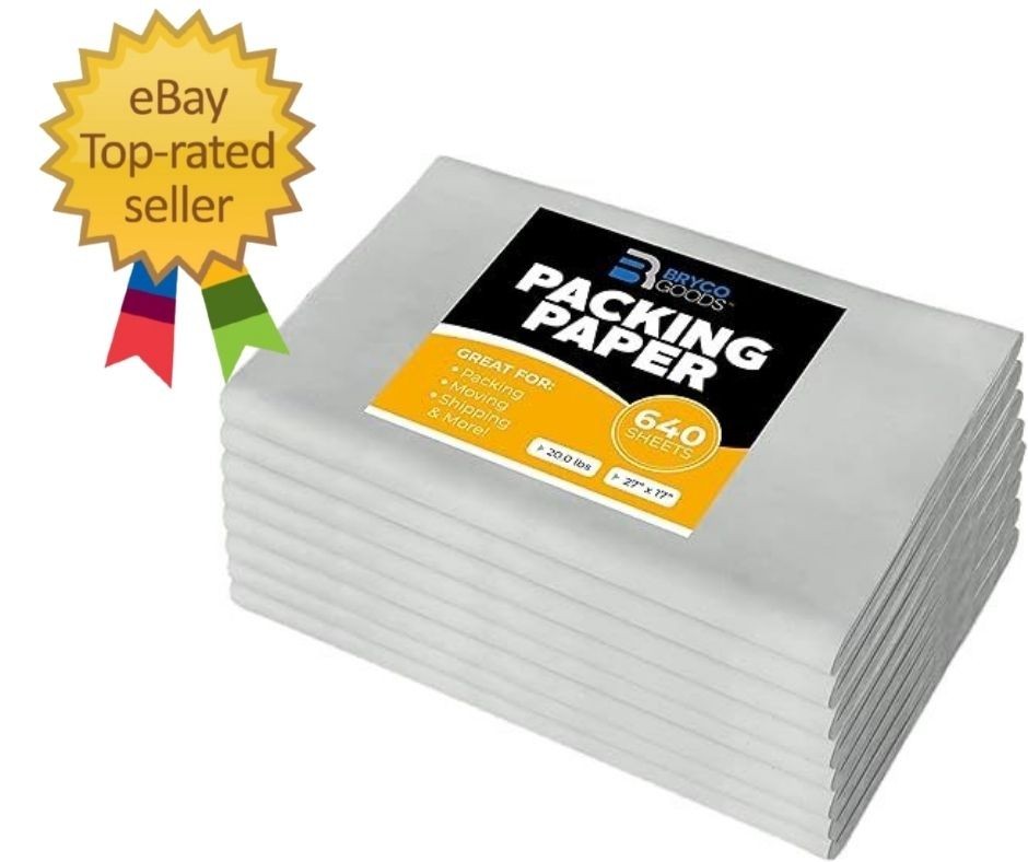 Packing Paper Sheets for Moving – 20Lb – 640 Sheets of Newsprint Paper – Must…