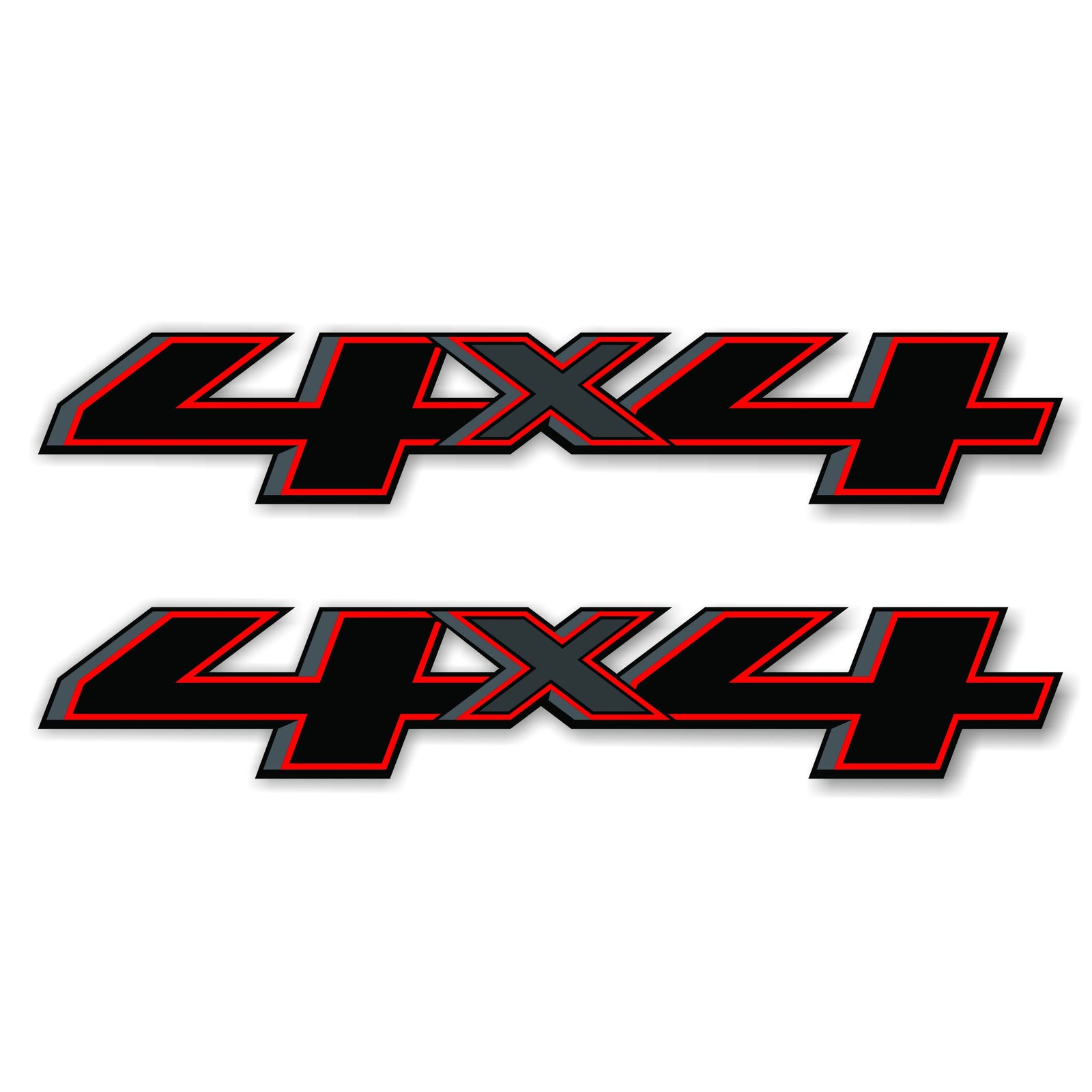 GOLD HOOK Premium Series 4×4 Bedside Replacement Decals for Chevy Silverado -…