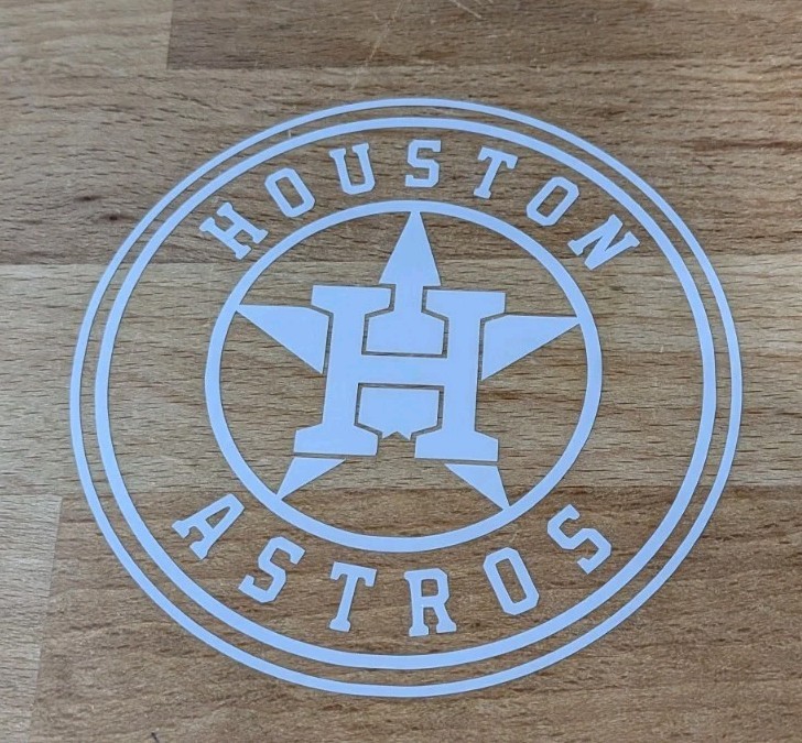Houston Astros vinyl decal