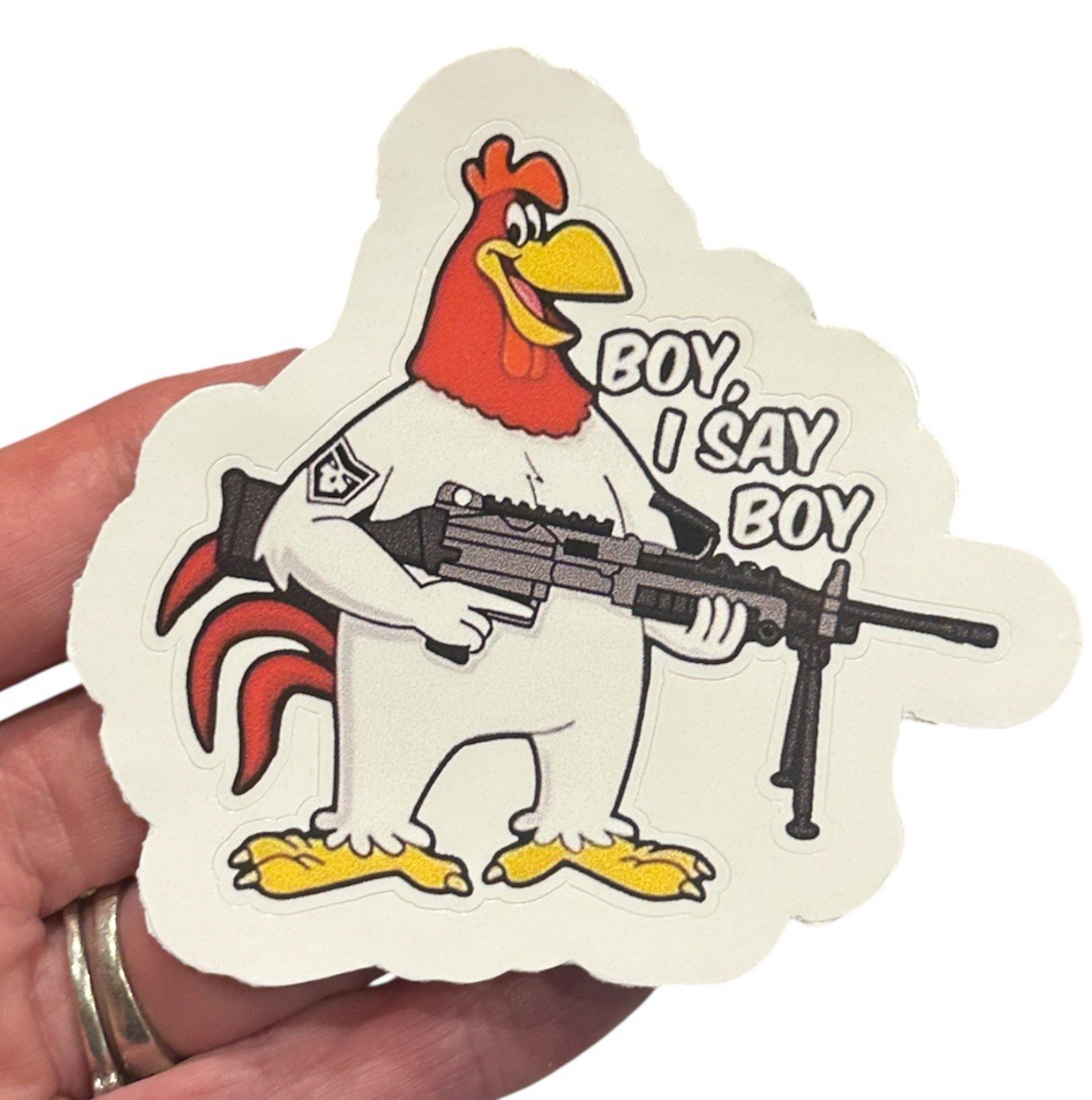 NRA 2A FOGHORN LEGHORN “Boy I Say Boy” 3” Inch Vinyl Sticker Decal 1PC