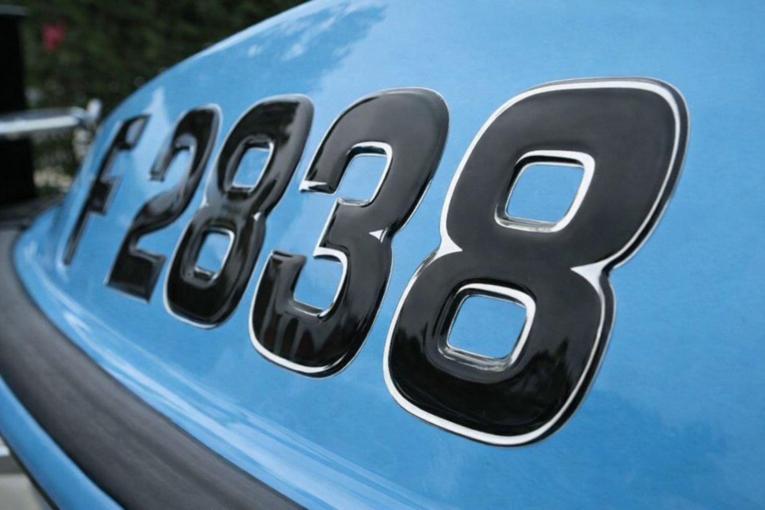 RAISED 3D BOAT REGISTRATION NUMBERS 3” DOMED MARINE DECALS NOT VINYL