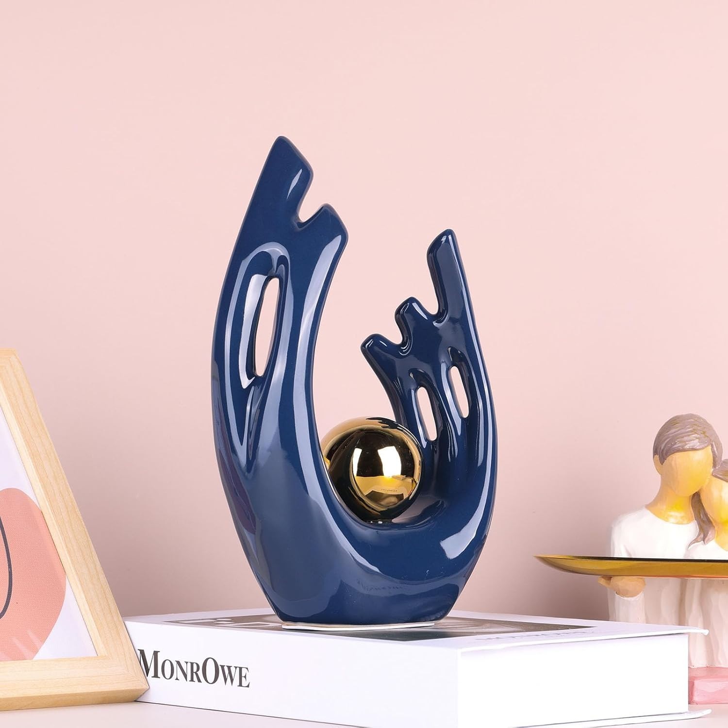 Handcrafted Abstract Sculpture – Artistic Room Accent