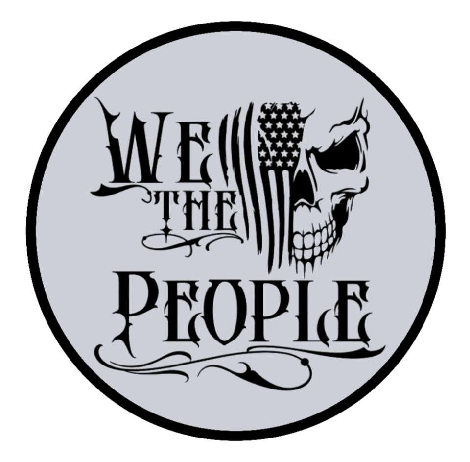 We The People – 2.5" Vinyl Decal Car Window Yeti Mug Laptop Trailer Grill Cart